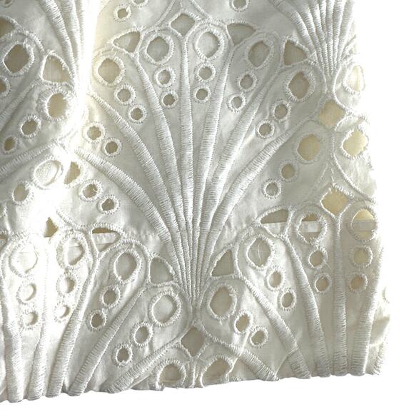 Essentiel Antwerp Off White Femano Broderie Anglaise  Short Size 40 | US 10 - Picture 5 of 11